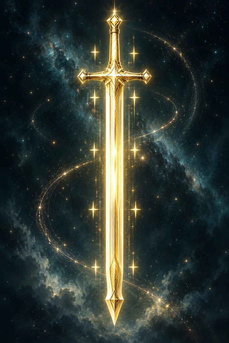 光輝之劍，基於遊戲原貌二創的星輝卡面
