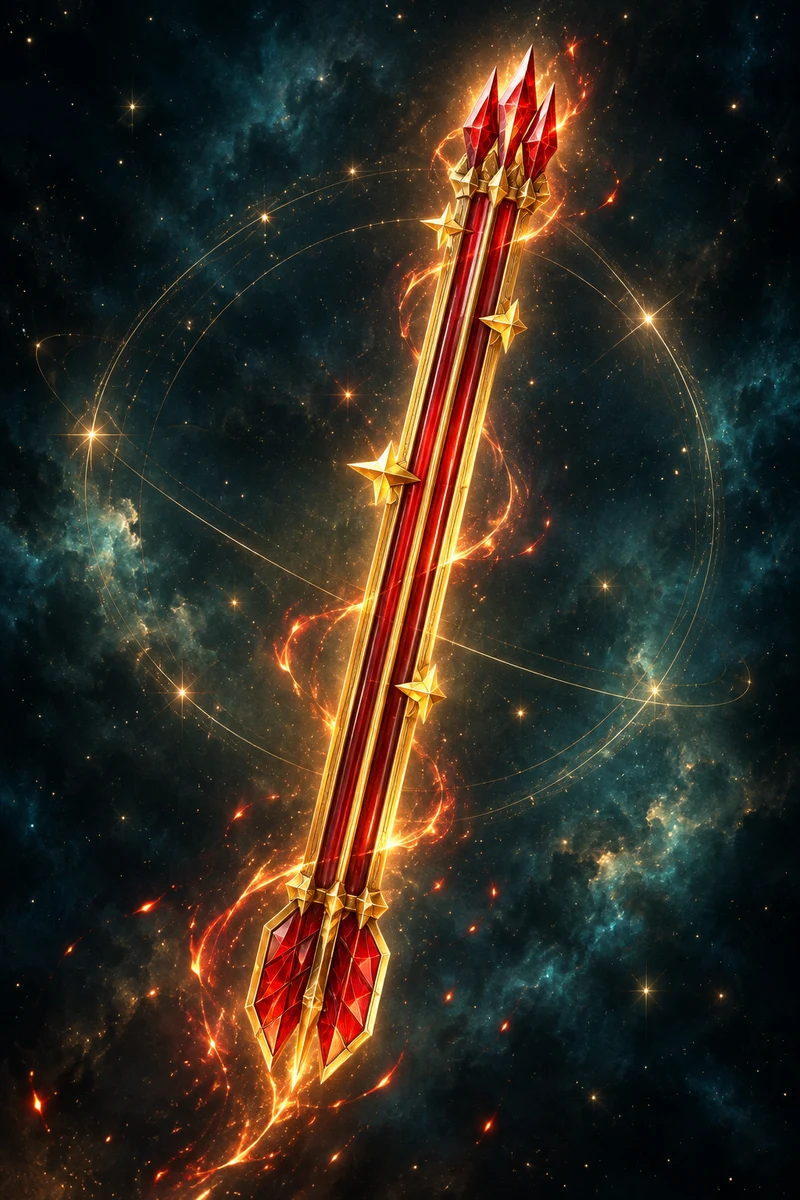 火焰之箭，基於遊戲原貌二創的星輝卡面