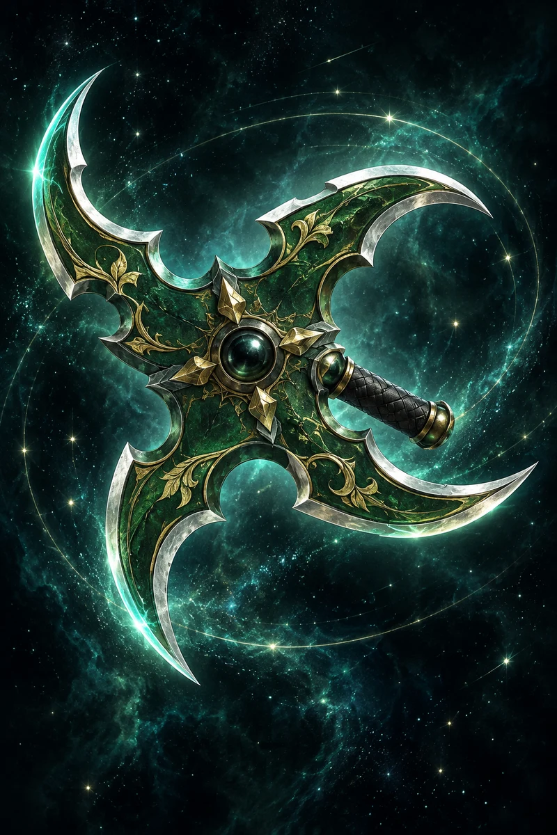 旦刀手裏劍，基於遊戲原貌二創的星輝卡面